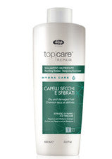 Champú nutritivo Lisap Milano Top Care Repair Hydra Care, 33,8 OZ