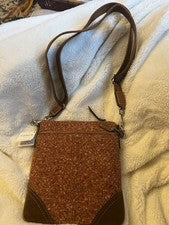 Bandolera Coach Kitt limitada nueva con etiquetas Rara Tweed Lana, Gamuza y Cuero Borde Mensajero