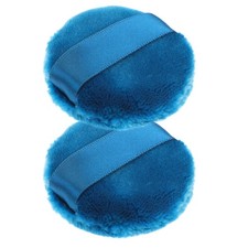 Herramientas de reemplazo de soplo de polvo cosmético redondo flexible maquillaje belleza 2 piezas