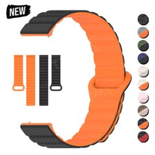 Correa de reloj magnética de silicona UNIVERSAL 18mm 20mm 22mm correa deportiva de liberación rápida