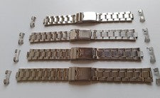 Uhrenarmband Minoir Uhrenband Chrome Armband NEU Stainless Steel Steck.B 20mm
