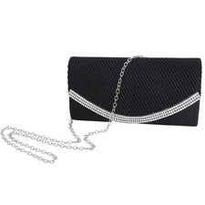 Bolso de mano de fiesta de noche para mujeres Bolso sin asas Bolso sin asas de moda Bandolera