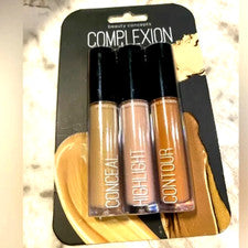 Beauty Concepts Complexion Trio Set Ocultar, Resaltar, Contorno