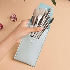 Juego portátil de 8 mini brochas de maquillaje de belleza