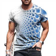 Camiseta Hombres Moda Gráfico Manga Corta Ropa Activa Aptitud Física Top Informal