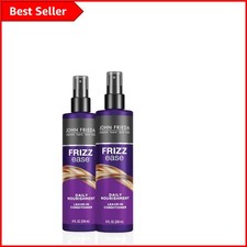 Acondicionador sin enjuague Frizz Ease de 8 onzas - Cuidado nutritivo para cabello seco y dañado