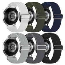 Pack de 6 bandas elásticas compatibles con Samsung Galaxy Watch 7 6 5 4 40mm 44mm/...