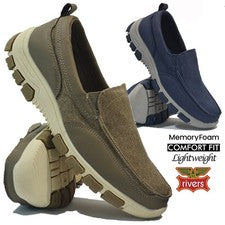 ZAPATOS DEPORTIVOS INFORMALES DE ESPUMA VISCOELÁSTICA PARA HOMBRES SIN CORDONES PARA CONDUCIR BARCO PARA CAMINAR TALLA