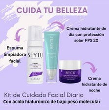 KIT De Cuidado Facial Diario SEYTŲ Cuida Tu Belleza Con Ácido Hialurònico