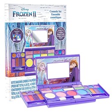 Juego de Maquillaje Disney Frozen para Niñas, Incluye Brillo Labial, Sombra de Ojos Brillo, Brillo