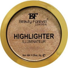 Iluminador Beauty Forever, polvo brillante y transparente, 8 gms