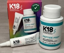 K18 Biomimetic Hairscience Péptidos Preparación y Máscara Mini Set - Totalmente Nuevo