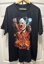 Camiseta Oficial Terrifier 2 On Print Design by Terror Threads Talla XL NUEVA