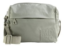 Bolso bandolera MANDARINA DUCK MD20 Medium Zip Crossover Cocoon gris claro