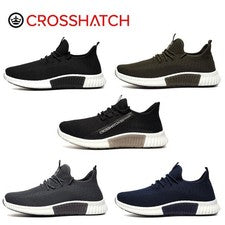Crosshatch Hombre Entrenadores Informales Cómodos Moda Diseñador Gimnasio Entrenamiento Tenis