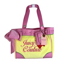 Juicy Couture Retro Fresa Bolso Amarillo Iris Daydreamer Bolso Cartera Nuevo con Etiquetas Y2K