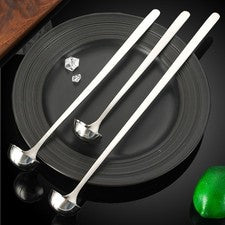 Juego de cucharas medidoras de aceite 304 SS para cocina diseño ampliado