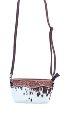 Mujer Pelo Western Rodeo Moda Cuero de Vaca Cuero Genuino Floral Tooled