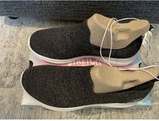 Skechers Ultra Flex Damas Entrenadores Reino Unido 6 Negro Brezo Espuma con Memoria Sin Cordones Nuevo