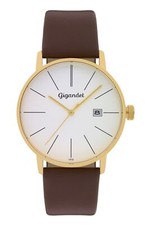 Gigandet Hombre Reloj de Cuarzo Acero Fecha Blanco - MINIMALISM G42-G42-003