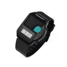 Reloj de pulsera parlante PROFESIONAL reloj función de voz hora anuncio indicador de hora negro