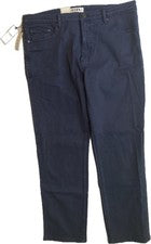 NUEVO Pantalones informales estilo mezclilla ROWM talla 36 X 29 para hombre algodón elastano azul marino $80