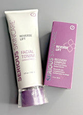 Serious Skincare Reverse Lift - Tonificación facial 4 oz. & Recovery Complex 1oz.