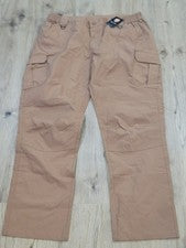 Pantalones de Carga Tácticos Estilo Militar Ripstop Ligeros KFUBUO Marrón 40x34 Nuevos con Etiquetas
