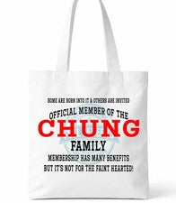 Bolso de Mano Chung Family Clan Shopper Regalo Personalizado Reunión