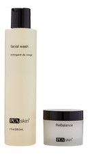 PCA Skin ReBalance 1,7 oz y lavado facial 7 oz. Sistema de cuidado de la piel