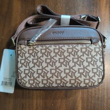 Nuevo Bolso Bandolera DKNY Cámara Marrón Chocolate