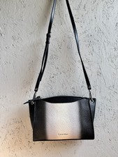 Bolso Bandolera Mujer CALVIN KLEIN Granate Ombre Texturizado -Gris Negro (Tiene Defecto