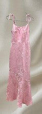 Vestido floral rosa para mujer, talla