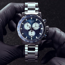 TISSOT Supersport Chrono T125.617.11.041.00 Quartz Blue Dial Men's Watch 45.5mm