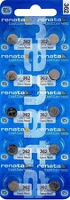 362 BATERÍAS RELOJ RENATA SR721SW (10 piezas) Nuevo Embalaje Vendedor Autorizado
