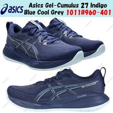 Asics Gel-Cumulus 27 Indigo Blue Cool Grey 1011B960-401 talla para hombre