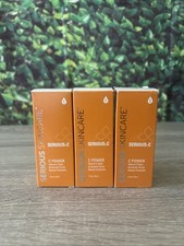 LOTE DE 3 NUEVOS SERIOS CUIDADO DE LA PIEL SUERO C POWER VITAMINA C ÉSTER FACIAL