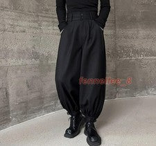 Lo último Para hombres Moda Informales Sueltos Sueltos Pantalones para Correr Juveniles Retro Pantalones Fiesta