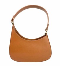 Bolso de hombro bandolera con asa superior de cuero italiano genuino Lala Camel para mujer