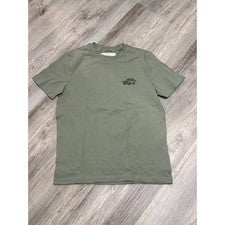 Camiseta Top Para Hombre Gráfica Manga Corta Verde Oliva Camión
