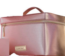 Lancome 2025 Beauty Box Bolso/Estuche de Tren Oro Rosa LE NUEVO