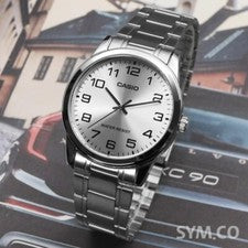 Reloj de Metal Casio MTP-V001D-7B Hombre Original Nuevo