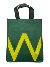 WAITROSE 6 botellas bolsa portadora de alcohol de vino nueva con etiquetas - verde oscuro