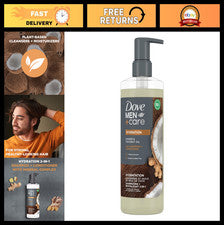 Champú y acondicionador 2 en 1 para hombres, aceite de jengibre y coco, fórmula hidratante, 1