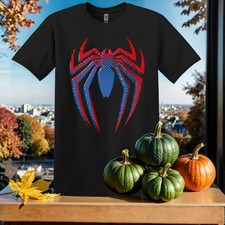 Marvel Spider-Man Punto Construido Camiseta Camiseta Hombres Mujeres Unisex Camiseta SY510
