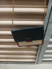 Cartera Bandolera Satchal de Moda para Mujer - Bolso de Mano Negro Rojo Marrón Blanco
