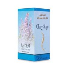 Aceite Perfume Esencial Natural Lasa Aromatics Clary Sage Fragancia Larga 10 ml