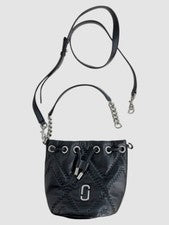 Bolso Cartera Cubo Marc Jacobs Para Mujer Negro El Cuero Acolchado