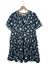 Axara Paris Vestidos Manga Corta Azul Talla 40