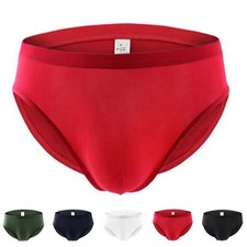 Calzoncillos calzoncillos calzoncillos calzoncillos sin costuras lisos de tiro bajo para hombre
